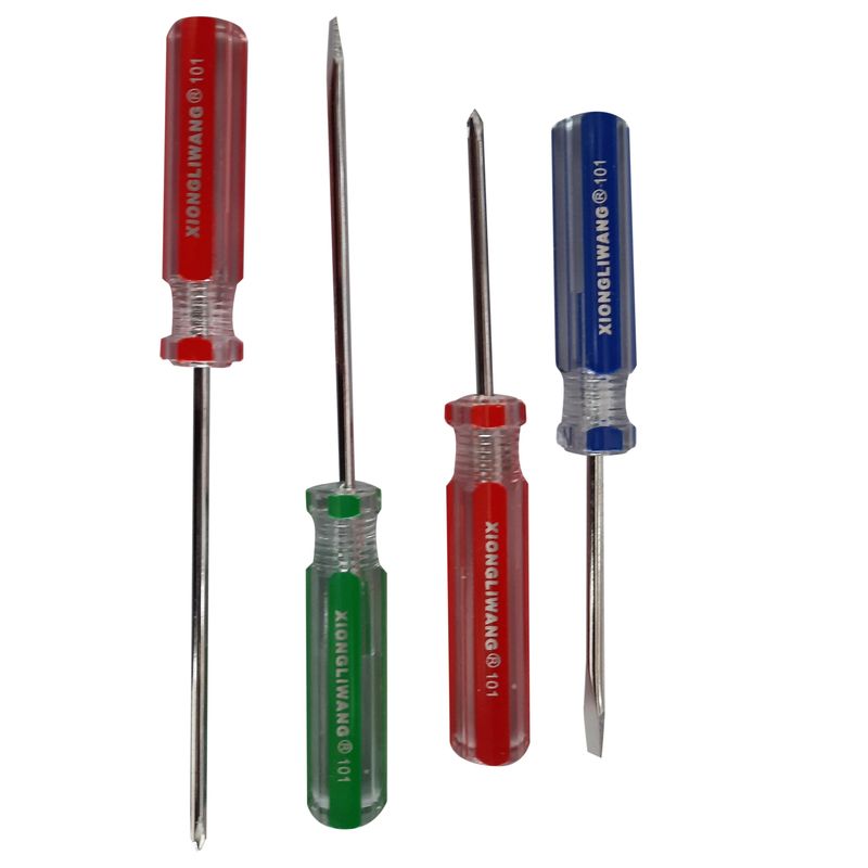پیچ گوشتی چهارسو تخت مدل di4xlw مجموعه 4 عددی
